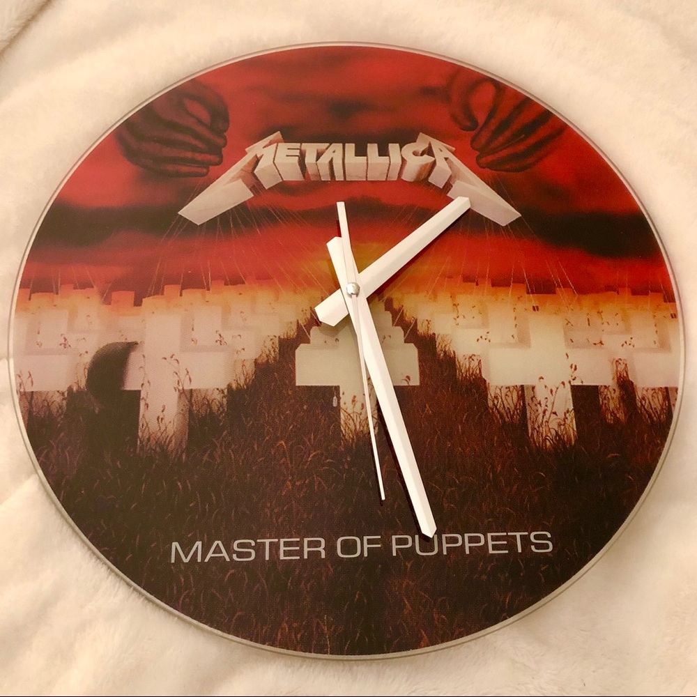 Metallica Master of Puppets Clock
